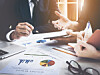 Manager bei Strategiebesprechung