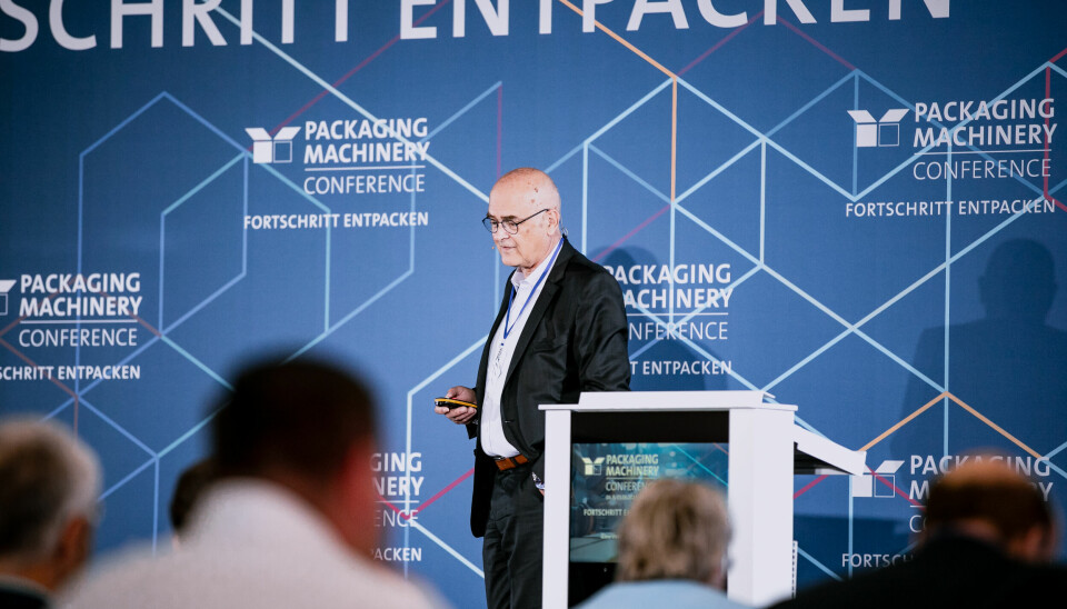 Richard Clemens from VDMA delivered the keynote at PMC 2025. Richard Clemens vom VDMA hielt die Keynote der PMC 2025.