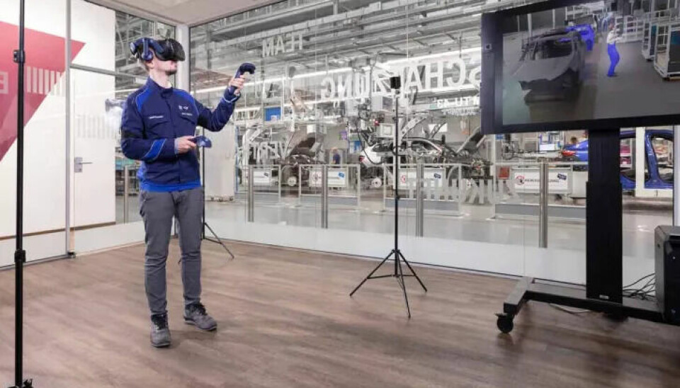 With the '3D human simulation', future workflows are simulated and optimized. Mit der ‚3D-Menschsimulation‘ werden künftige Arbeitsabläufe simuliert und optimiert.