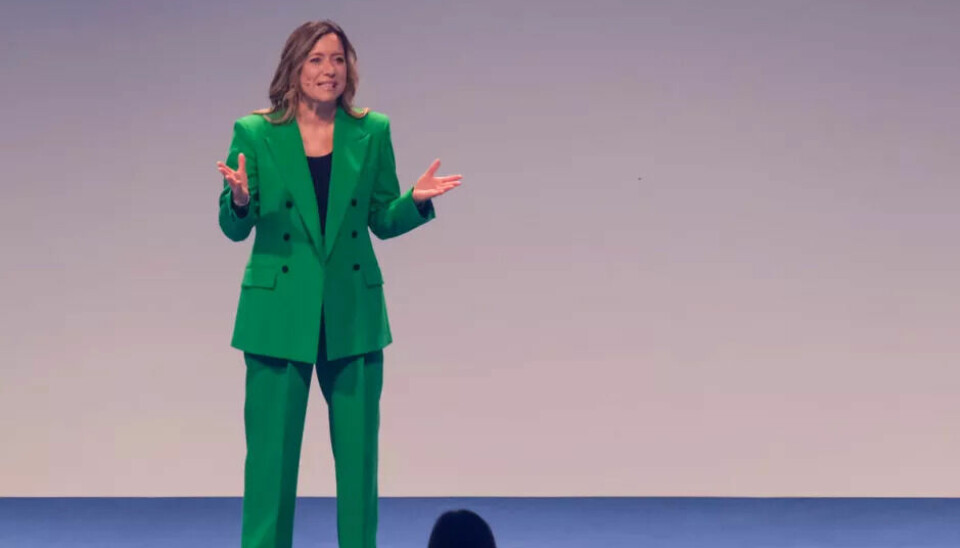 Sabine Scheunert at a Dassault Systèmes event in Munich. Sabine Scheunert auf einer Veranstaltung von Dassault Systèmes in München.